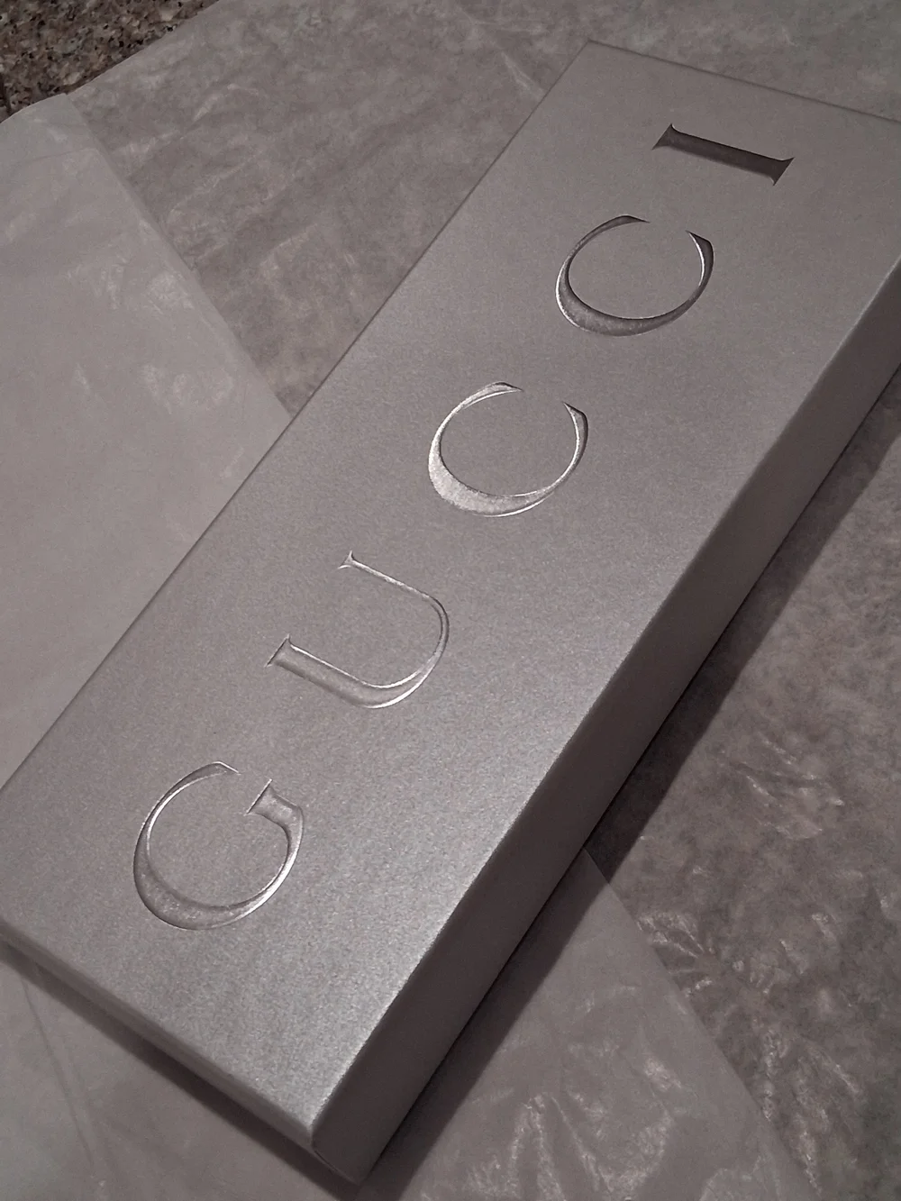 GUCCI HOLIDAY Silver Card Set Of 10.Brand New